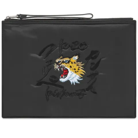 x Kansai Yamamoto Large Embroidered Pouch