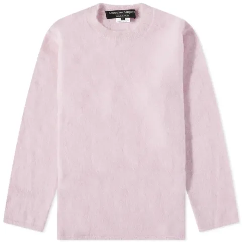Brushed Mohair Crew Knit