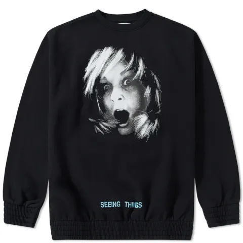 Screaming Girl Oversized Crew Sweat