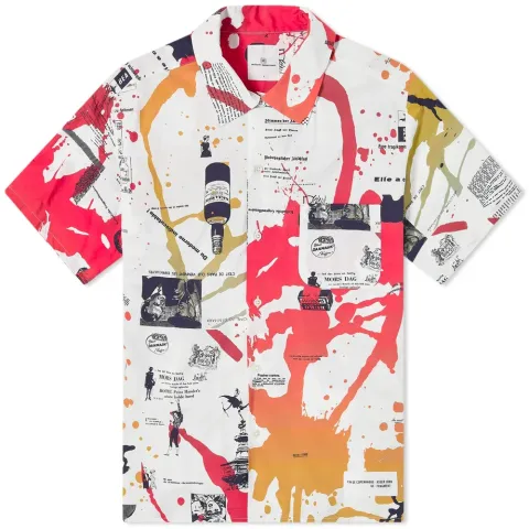 Asger Jorn Short Sleeve Regular Collar Bi