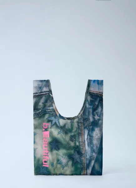 Star Denim Reusable Mini Bag