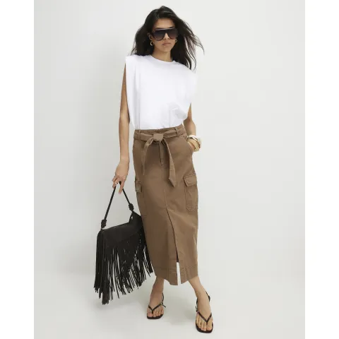 River Island Utility Pencil Skirt