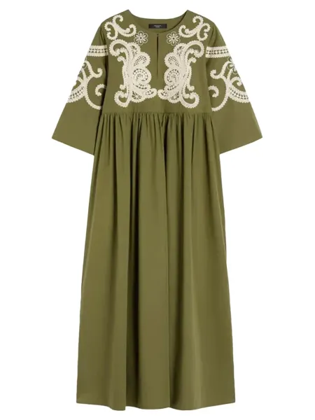Soft Poplin Dress Kaki