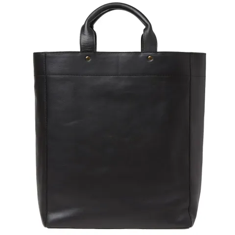 Leather Shopper Tote