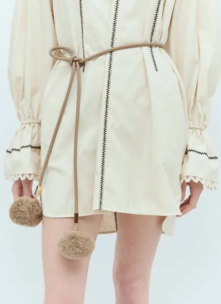 Pom-Pom Tubular Belt