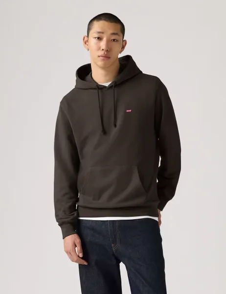 Levi's Levi's Regular Fit Pure Cotton Hoodie Brown