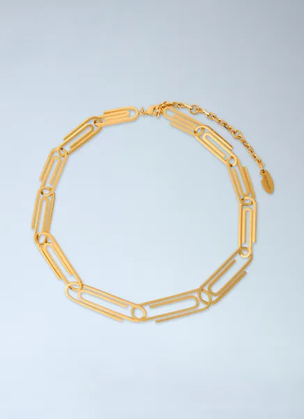 Off-White Paperclip Chain Necklace