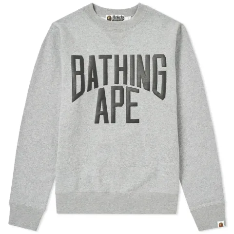 NYC Logo Foam Print Crew Sweat