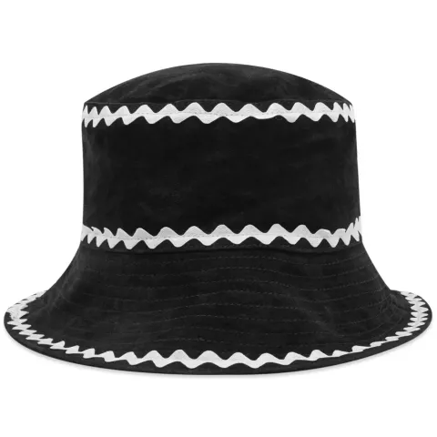 Suede Rickrack Hat