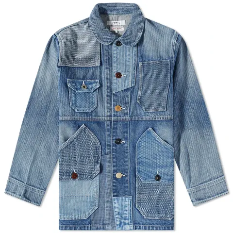 Patchwork Coverall Jacket