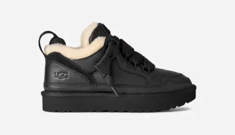 Lowmel LTHR Trainer, Leather/Polyester/Wool