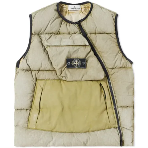 Frost Effect Tela Down Vest