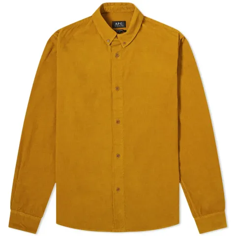 A.P.C. Button Down Corduroy Shirt