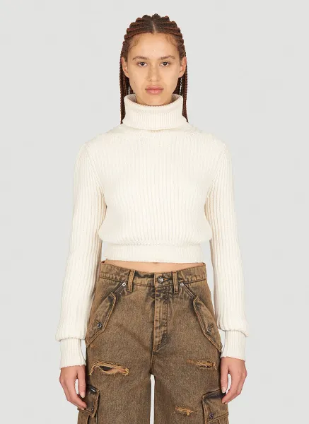 Crop Rib Sweater