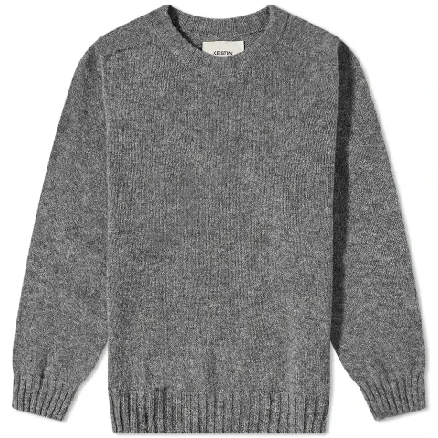 Brushed Shetland Crew Knit