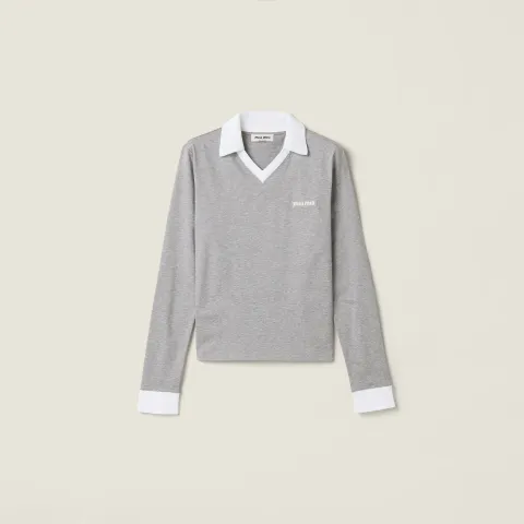 Jersey polo shirt
