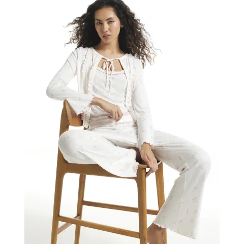 River Island Ditsy Floral 3 Piece Loungewear Set