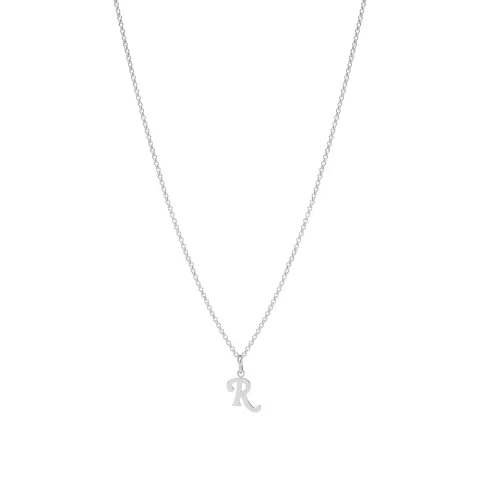Simple R Necklace