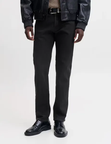 Jack & Jones Tapered Fit 5 Pocket Jeans Black