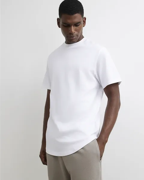 River Island Regular Fit Cotton Midweight T-Shirt