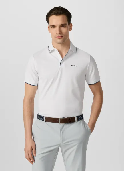Classic Fit Short Sleeve Tipped Polo
