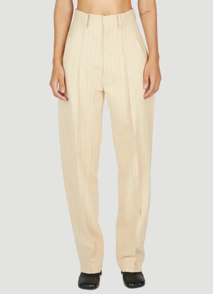 Sopiavea Striped Tapered Pants