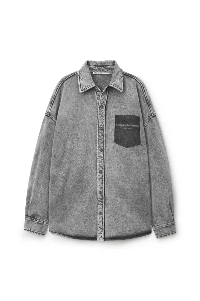 SHADOW POCKET BUTTON DOWN SHIRT