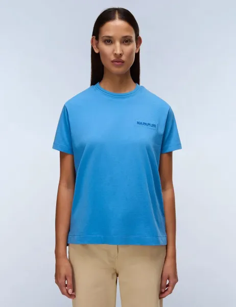 Napapijri Claro Pure Cotton T-Shirt Blue