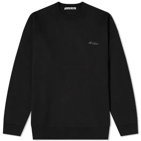 Krew Oversize Logo Crew Knit