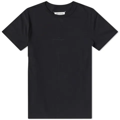 Embroidered Text Logo T-Shirt