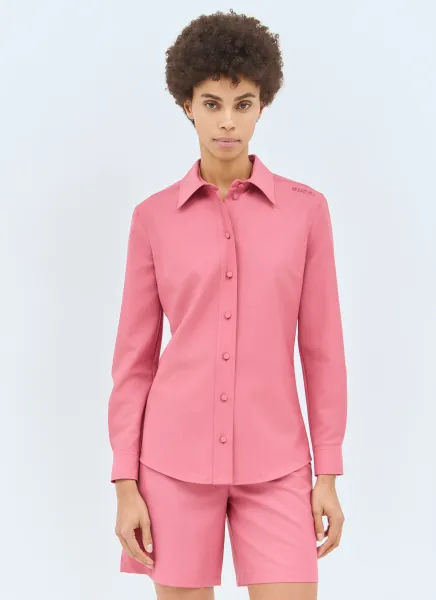Wool-And-Mohair-Blend Shirt