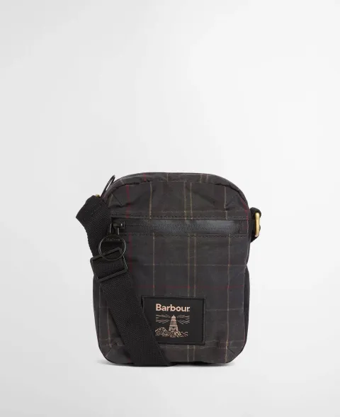Field Tartan Waxed Crossbody Bag
