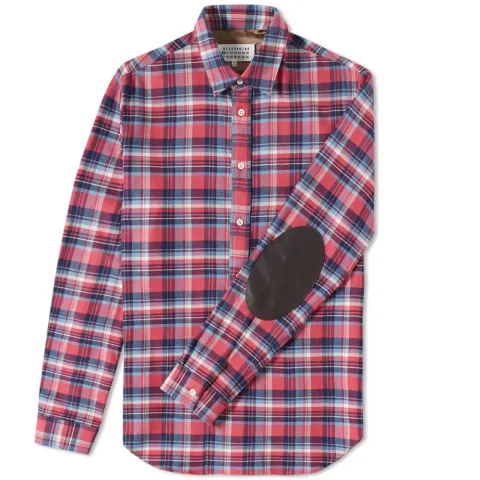 10 Brushed Madras Flannel Shirt