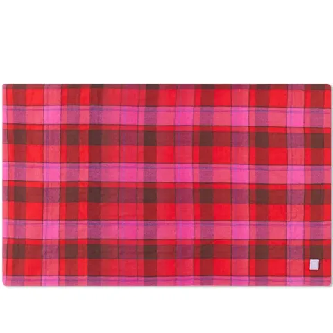 Valls Check Flannel Face Scarf
