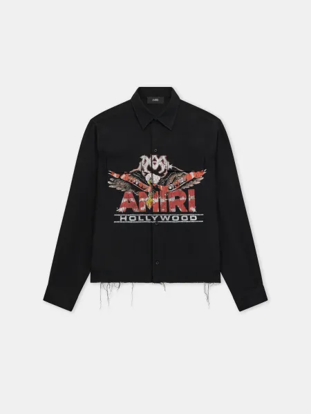 MA EAGLE LONG SLEEVE SHIRT - Black