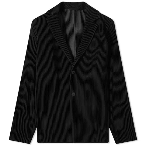 Pleated Single Breasted Jacket