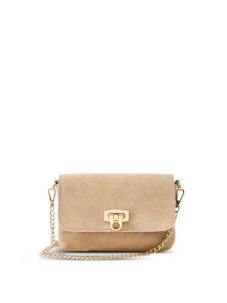 Art Venus Latchy Suede Crossbody Bag