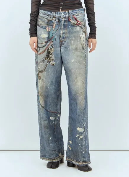 1981F Printed Jeans