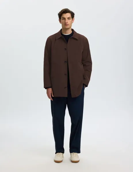 Selected Waterproof Mac Brown