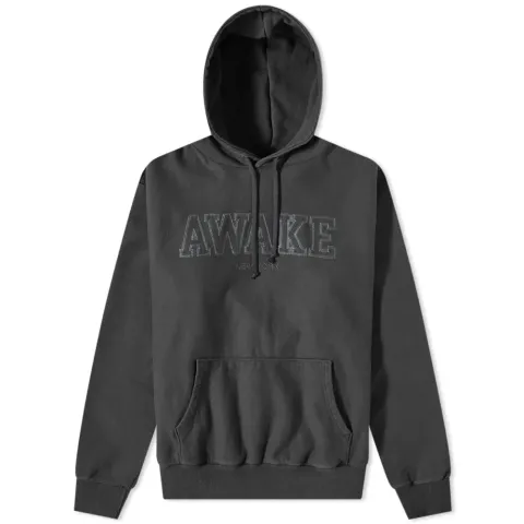 Military Embroidered Logo Hoodie