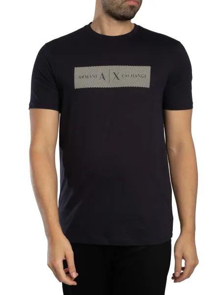 Armani Exchange Stripe Logo T-Shirt