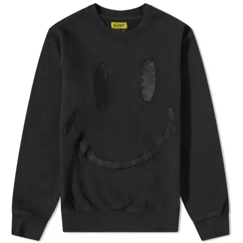 Smiley Oversized Crew Sweat