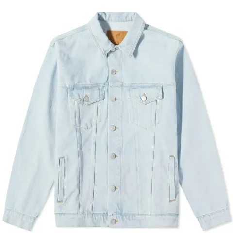 Back Logo Oversized Denim Jacket