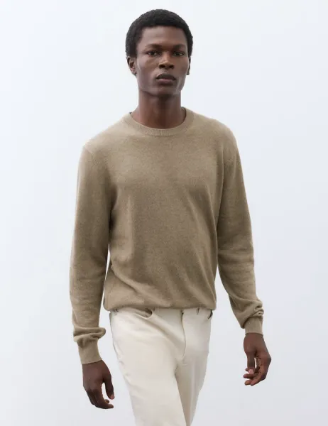 Autograph Pure Cashmere Crew Neck Jumper Sable