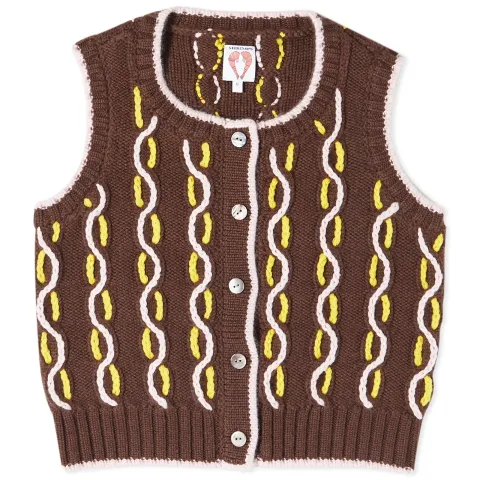Cable Knit Vest