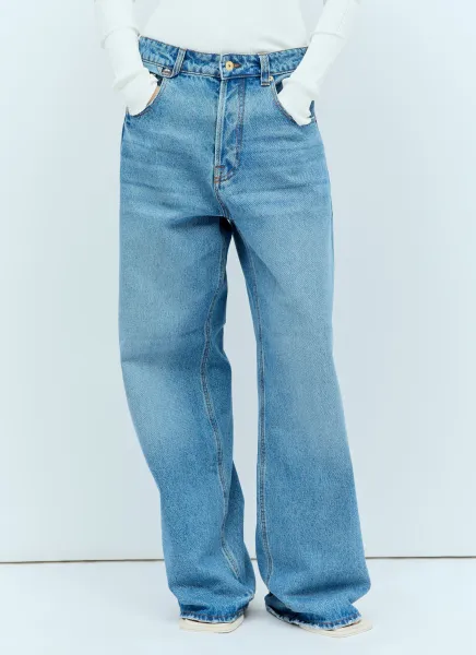 Le De-Nîmes Large Jeans