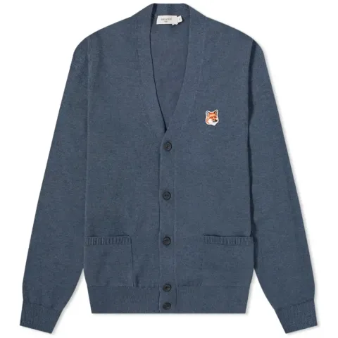 Maison Kitsuné Fox Head Patch Classic Cardigan
