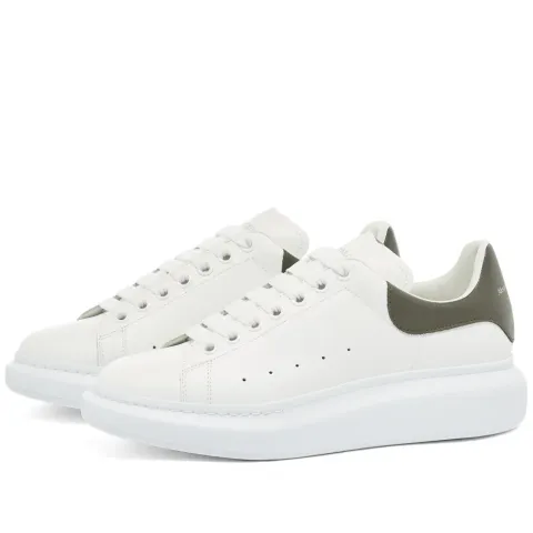 Suede Heel Tab Wedge Sole Sneaker