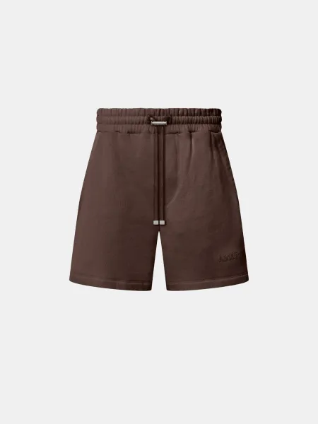 EMBROIDERED SHORT - WALNUT BROWN