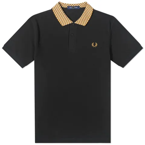 Micro Check Collar Polo